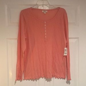 Style & Co. Pointelle Knit Top